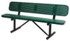 GRAINGER GLOBAL SOURCING 4HUU3 OUTDOOR BENCH 72 IN L 31 IN H GRN