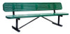 GRAINGER GLOBAL SOURCING 4HUU5 OUTDOOR BENCH 96 IN L 31 IN. GRN PRTBL