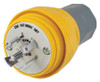 HUBBELL HBL26W83 WT PLUG L23-20P 20A 347/600VAC YELLOW