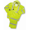 WEST CHESTER 4033/L FLUOR GREEN POLY OXFORD/PU 3PCS RAINSUIT