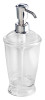 INTER-DESIGN 45620 PUMP SOAP 12OZ CLEAR PLASTIC
