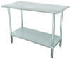 ADVANCE TABCO MS-246 WORK TABLE 72X24" 16 GAUGE
