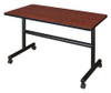 REGENCY MKFT4824CH MOBILE TABLE 48 IN W CHERRY FLIP TOP
