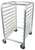 CRESTWARE ABPR10 PAN RACK,ALUMINUM ,10-SLOT,38IN. H