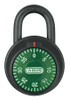 ABUS 78/50 Green COMBINATION PADLOCK FRONT BLACK/SILVER