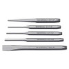 GEARWRENCH 82304 5 PIECE COLD CHISEL, CENTER & PIN PUNCH 