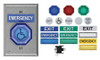 SAFETY TECHNOLOGY INTERNATIONAL UB-2 UNIVERSAL BUTTON MOMENTARY 2 IN.