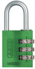 ABUS 145/30 Green COMBINATION PADLOCK SIDE BLACK/SILVER