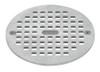 OATEY 80050 FLOOR GRATE NICKEL 5 IN PIPE DIA.