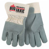 MCR SAFETY 1713 LEATHER PALM GLOVES, BIG JAKE, X-LARGE, 
