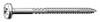 GRAINGER GLOBAL SOURCING U30025.013.0200 MULTI-MAT. SCREW PAN ZINC #6 2IN PK200