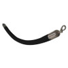 VISIONTRON 841BK72SE-SC BARRIER ROPE VELOUR BLACK 6 FT.