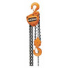 HARRINGTON CB080-20 MANUAL CHAIN HOIST,16000LB,20FT LIFT