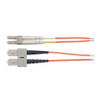 HUBBELL DFPCLCSCC2MM FIBER OPTIC PATCH CORD ORANGE 6.56 FT.