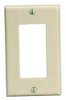 LEVITON 84409-40 DECORA WALL PLATE,SILVER,2 GANGS