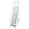 COTTERMAN 1012R2632A1E10B4SSP3 ROLLING LADDER 162 IN.H 12 STEPS
