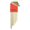 BONDHUS 38092 SET 7 PLATED BALL END L-WRENCHES