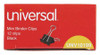UNIVERSAL ONE UNV10199 BINDER CLIP STEEL 1/2IN. SIZE PK12