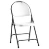 ALERA CHAIR001 MOLDED RESIN FOLD CHAIR,WHITE/BLACK,PK4