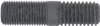 IMPERIAL SUPPLIES 5MTU0 THREADED STUD LENGTH 2 IN PK10