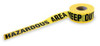 GRAINGER GLOBAL SOURCING 1N952 BARRICADE TAPE YELLOW/BLACK 1000FT X 3IN