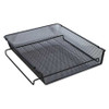 UNIVERSAL ONE UNVDS-067 TRAY STACKABLE FRONT LOAD MESH BLACK