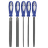 WESTWARD 10Z756 HAND FILE SET BASTARD/SMOOTH 8 IN L 5 PC