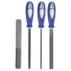WESTWARD 10Z757 HAND FILE SET BASTARD/SMOOTH 4 PC