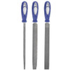 WESTWARD 10Z758 HAND FILE SET BASTARD/SMOOTH 8 IN L 3 PC