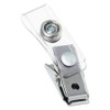 GBC 1122797 METAL BADGE CLIPS W/PLASTIC STRAPS PK100
