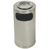TOUGH 4PGG8 ASH/TRASH CAN 12 GAL. SILVER