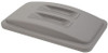 TOUGH 4PGU2 TRASH CAN TOP FLAT SNAP-ON CLOSURE GRAY