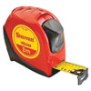 STARRETT KTX1-8M-N EXACT 1" X 8M METRIC MEASURING TAPE- GRA