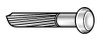 MAZEL & COMPANY, INC. 4NFA5 H1803 MASONRY NAIL FLUTED 2 IN L PK98