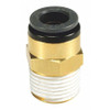 SMC KV2H15-36S DOT FITTING MALE STRAIGHT 5/8 3/8 NPT