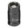 GREY PNEUMATIC 908MG 1/4" DRIVE X 8MM MAGNETIC STANDARD