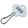 GRAINGER GLOBAL SOURCING 33J879 KEY TAG NUMBERED 1 TO 100 PK100