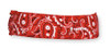 CHILL-ITS 12423 HEADBAND RED ONE SIZE TERRYCLOTH