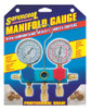 SUPERCOOL 2211B A/C MANIFOLD GAUGE PSI AND BAR ALUMINUM