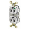 BRYANT BRY8200WL RECEPTACLE WHITE 15A 125VAC ILLUMINATED