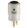 BRYANT BRY8366NP STRAIGHT BLADE PLUG WHITE 1.0 HP 125VAC