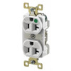 BRYANT BRY8300WL RECEPTACLE WHITE 20A 125VAC ILLUMINATED