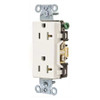 BRYANT DRS20WHI RECEPTACLE WHITE 125VAC DECORATOR OUTLET