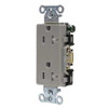 BRYANT DRS20GRYTR RECEPTACLE GRAY 20A DECORATOR OUTLET