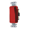 HUBBELL DS120R WALL SWITCH RED 1 HP 1-POLE SWITCH