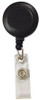 BATTALION 25DU59 RETRACTABLE BADGE HOLDER W/CLIP BLK PK10