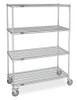 IRSG DIV PIPP MOBILE STORG SYS, INC SS-2448-74LZF FLAT SHELF WIRE CART 24 IN W