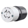 BRYANT 71420NC LOCKING CONNECTOR BLACK/WHITE NYLON 20A