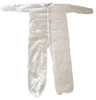 CONDOR USA INC 26W761 COLLARED DISPOSABLE COVERALLS, XL, WHITE