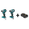 MAKITA XDT13Z  XDT11Z + BL1840B-2 CORDLESS IMPACT DRIVER KIT 18V 4.0AH